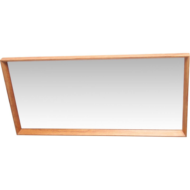 Vintage teak wall mirror by Aarhus, Denmark 1960