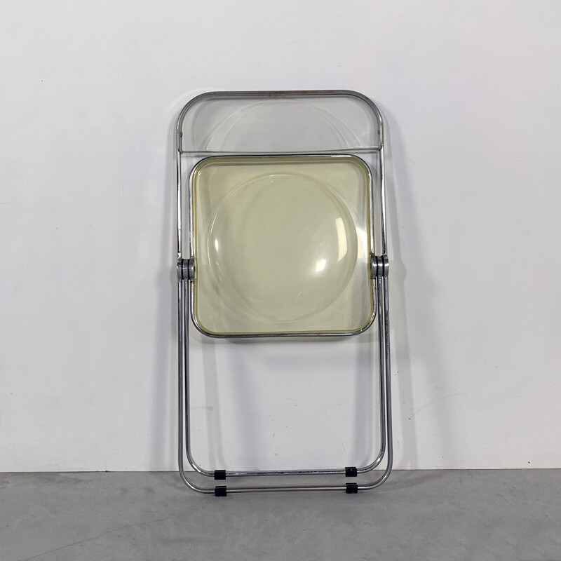 Chaise vintage pliante Lucite Plia de Giancarlo Piretti pour Castelli 1960