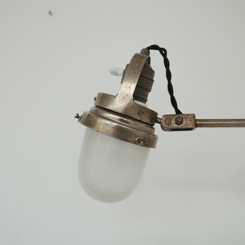 Industrial wall lamp France 1930