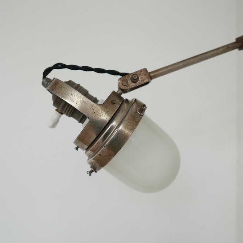 Industrial wall lamp France 1930