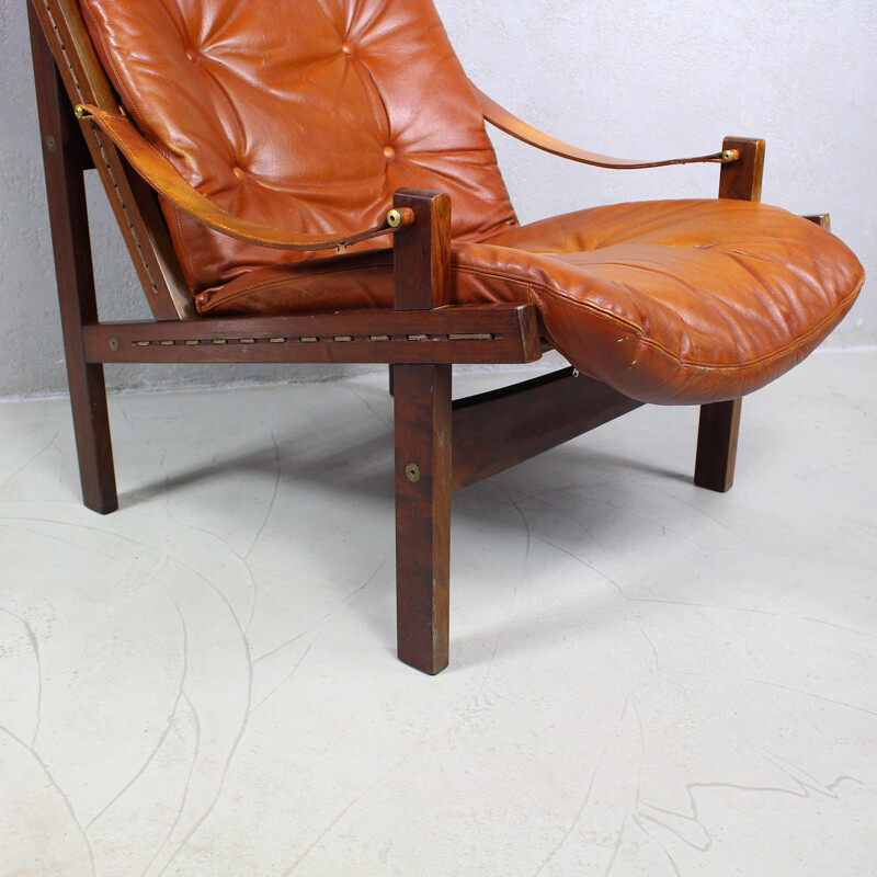 Paire de fauteuils Hunter vintage de Torbjørn Afdal pour Bruksbo 1970