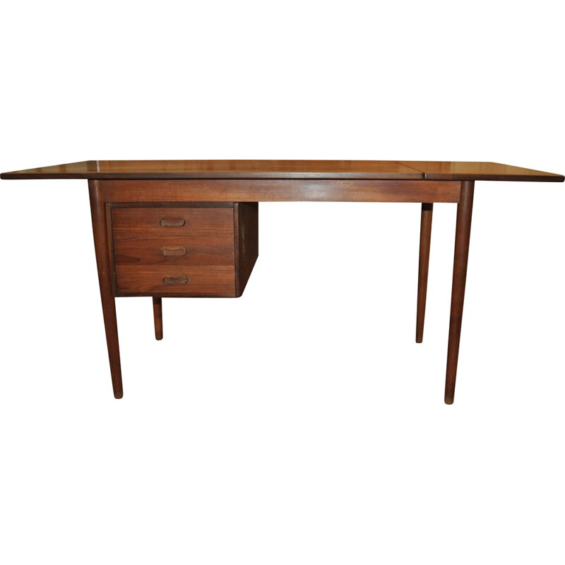 Danish desk in teak wood, Arne VODDER - 1960s