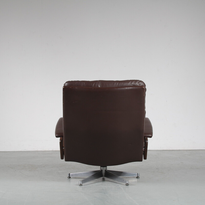 Vintage King armchair by André Vandenbeuck for Strässle Switzerland 1960s