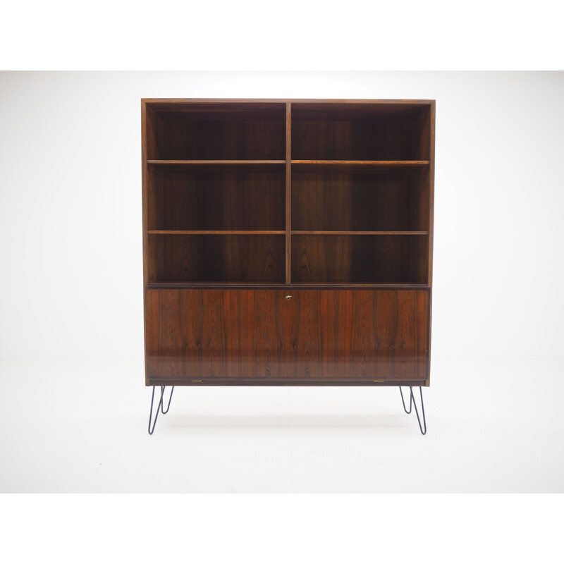 Vintage recycled bookcase by Omann Jun Palisander Denmark 1960s