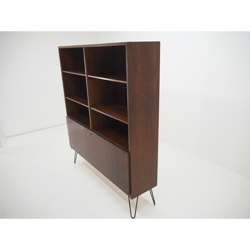 Vintage recycled bookcase by Omann Jun Palisander Denmark 1960s