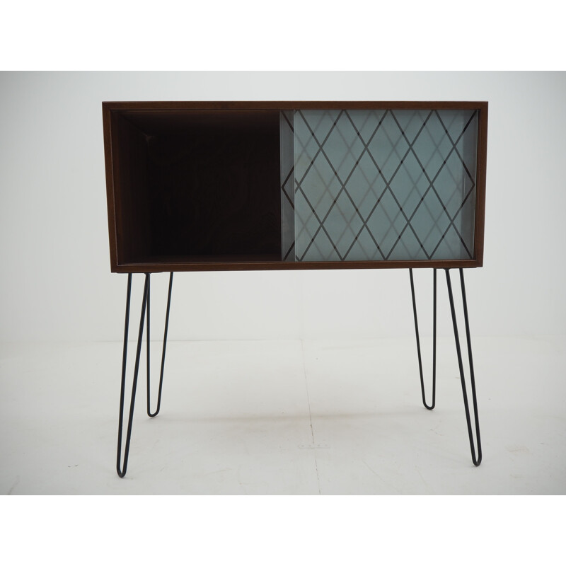 Vintage teak and recycled glass wardrobe Denmark 1960s