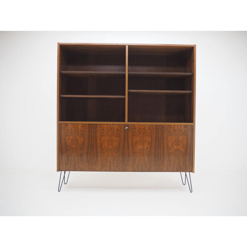 Vintage recycled bookcase by Omann Jun Palisander Denmark 1960s