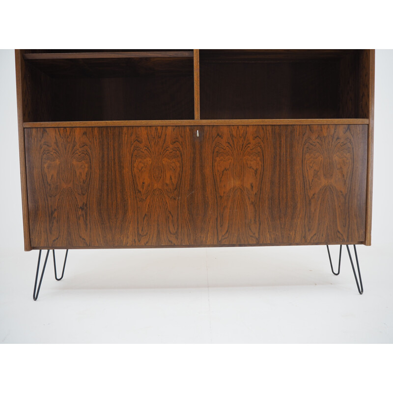 Vintage recycled bookcase by Omann Jun Palisander Denmark 1960s