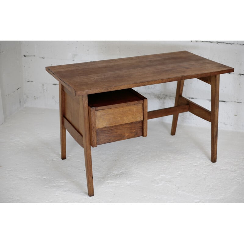 Vintage desk by Alain Richard by ACMS France 1950s