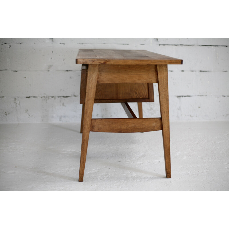 Vintage desk by Alain Richard by ACMS France 1950s