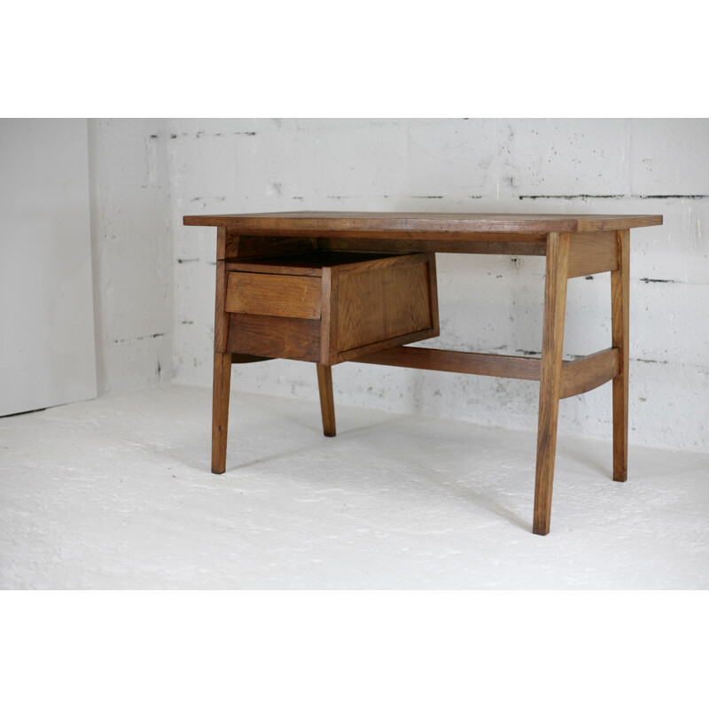 Vintage desk by Alain Richard by ACMS France 1950s