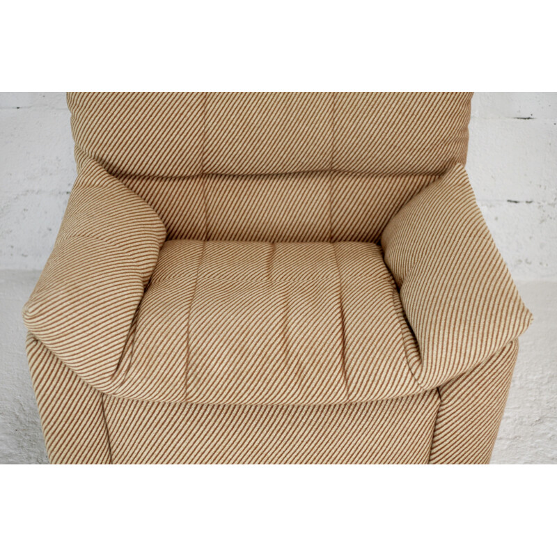 Vintage armchair model Dianthus by Michel Ducaroy by Roset France 1978s