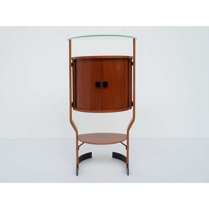 Vintage bar cabinet on foot Italy 1960s