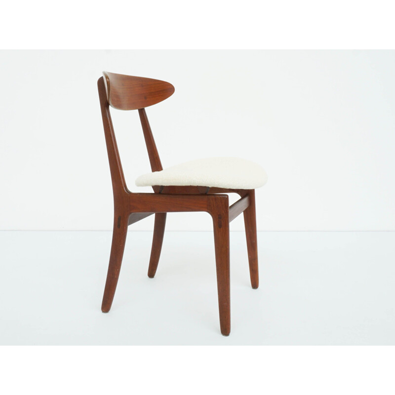 Pair of chairs by Vilhelm Wohlert by Søborg Møbelfabrik with Dedar fabric