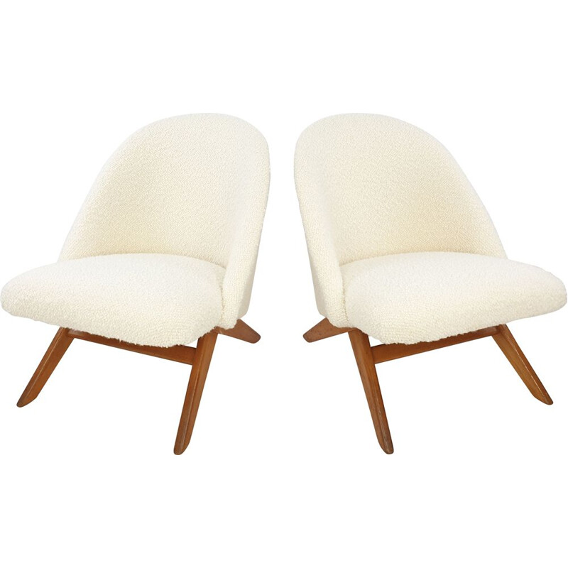 Pair of chairs by Theo Ruth for Artifort 1950s