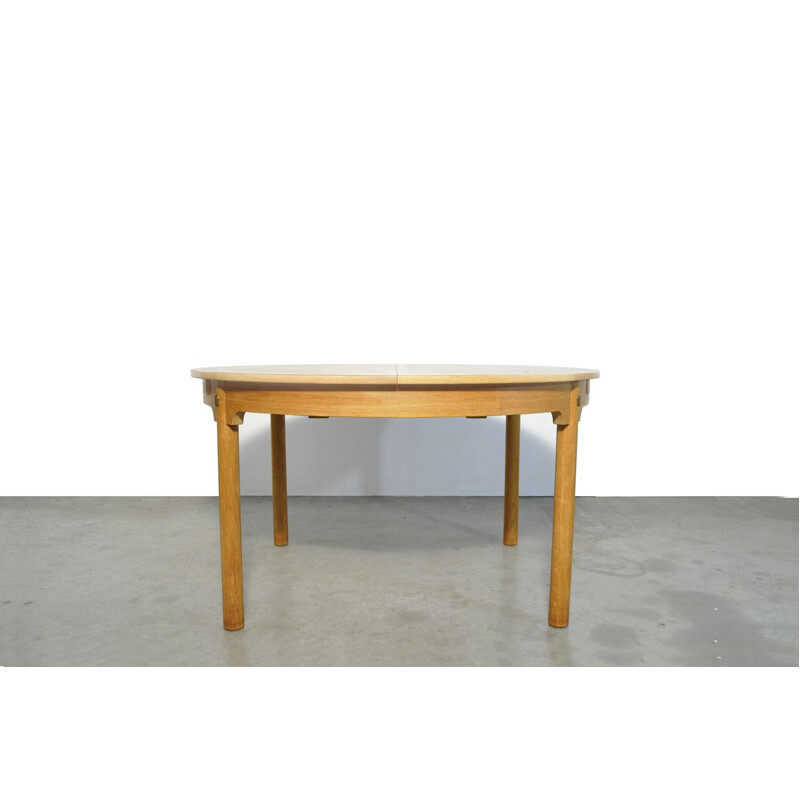 Vintage oak extensible table model 140 from Øresund by Borge Mogensen for Karl Andersson &söner 1960s