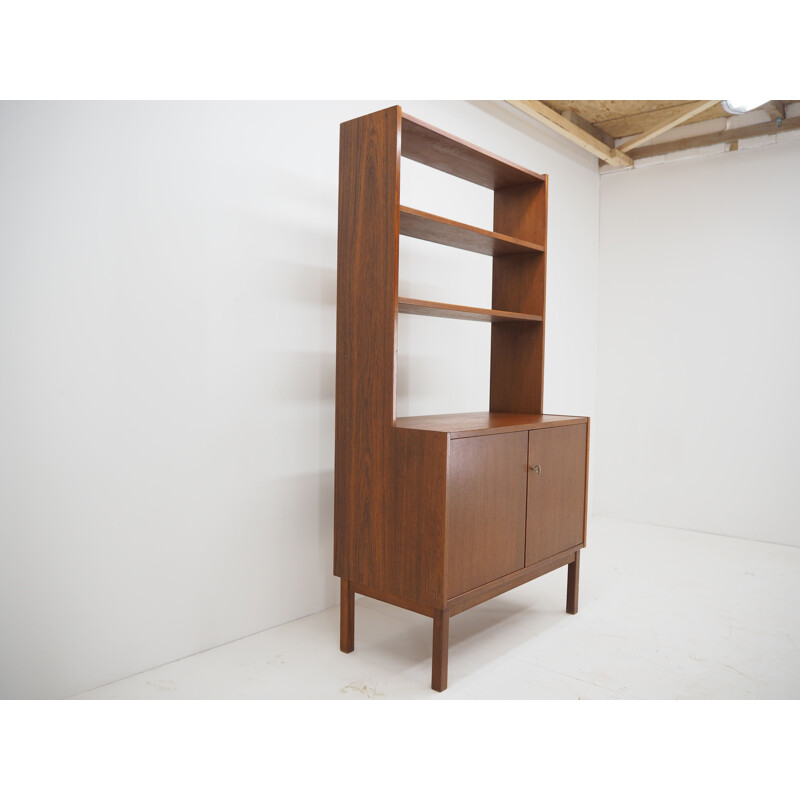 Vintage teak bookcase Denmark 1960s