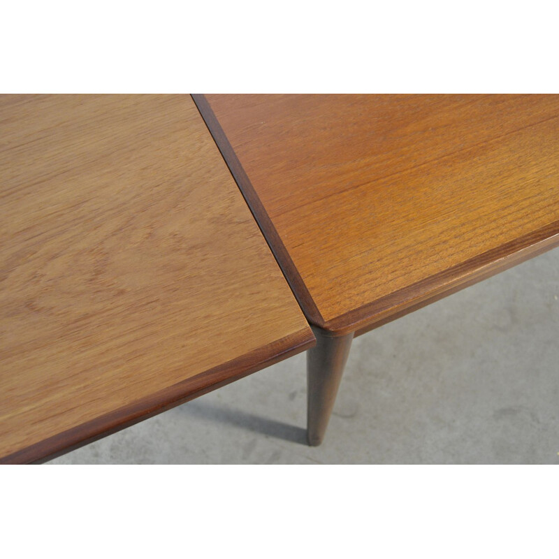 Table  vintage extensible en teck de Cees Braakman pour Pastoe Pays-Bas 1960 