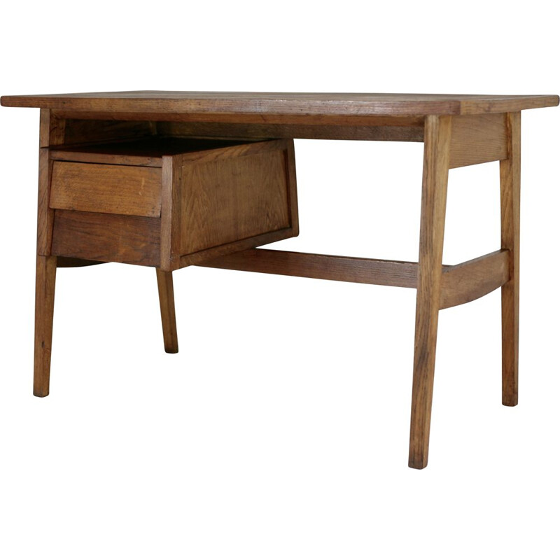 Vintage desk by Alain Richard by ACMS France 1950s