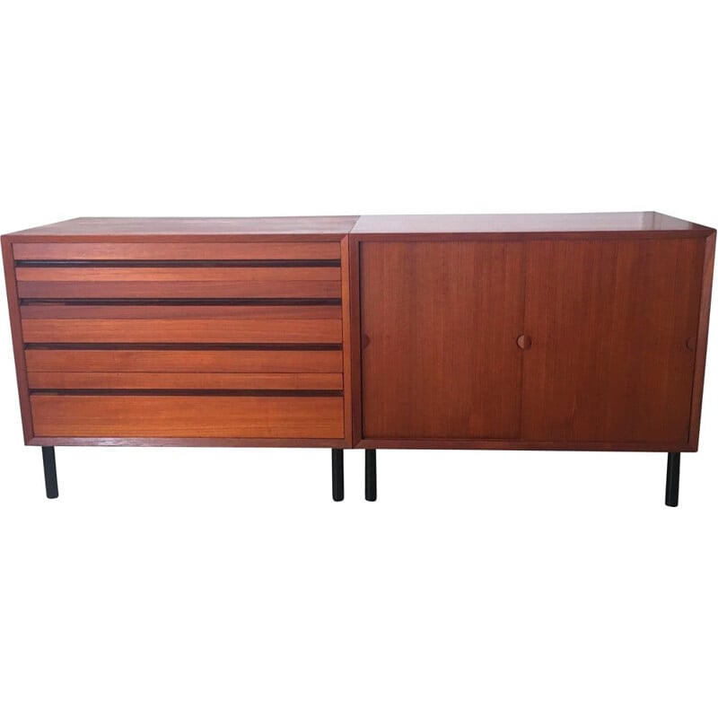 Vintage scandinavian teak sideboard Poul Cadovius 1960s