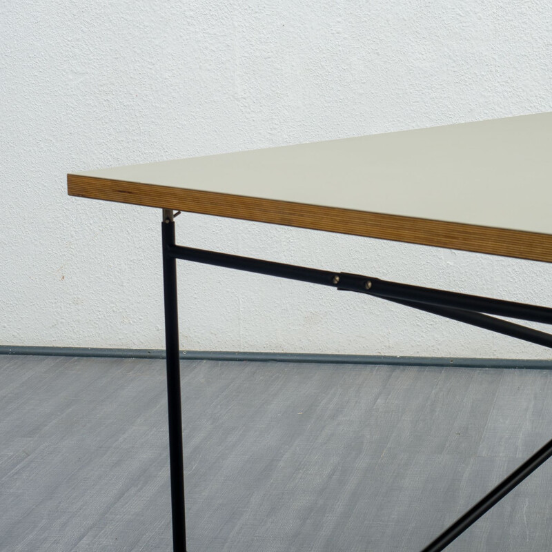 Table ou bureau vintage d'architecte Egon Eiermann Allemagne