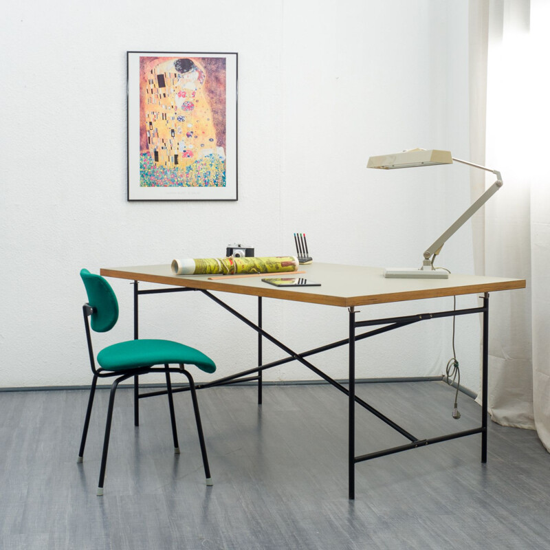 Vintage architect's table or desk Egon Eiermann Germany