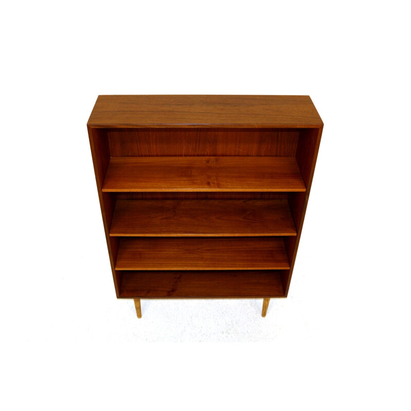 Vintage teak bookcase Sweden 1960s