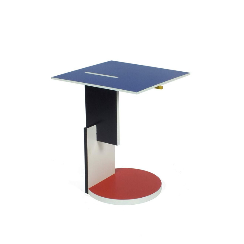 Vintage De Stijl side table by Gerrit Rietveld for Schröder 1923s