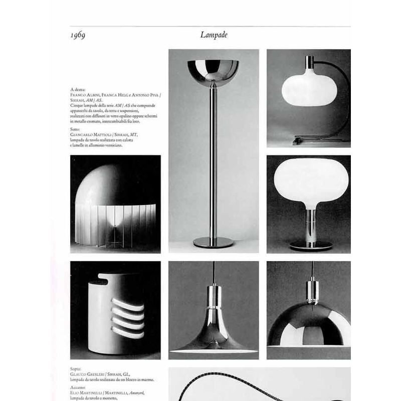 Vintage AM2Z floor lamp by Franco Albini, Franca Helg and Antonio Piva for Sirrah in 1969s