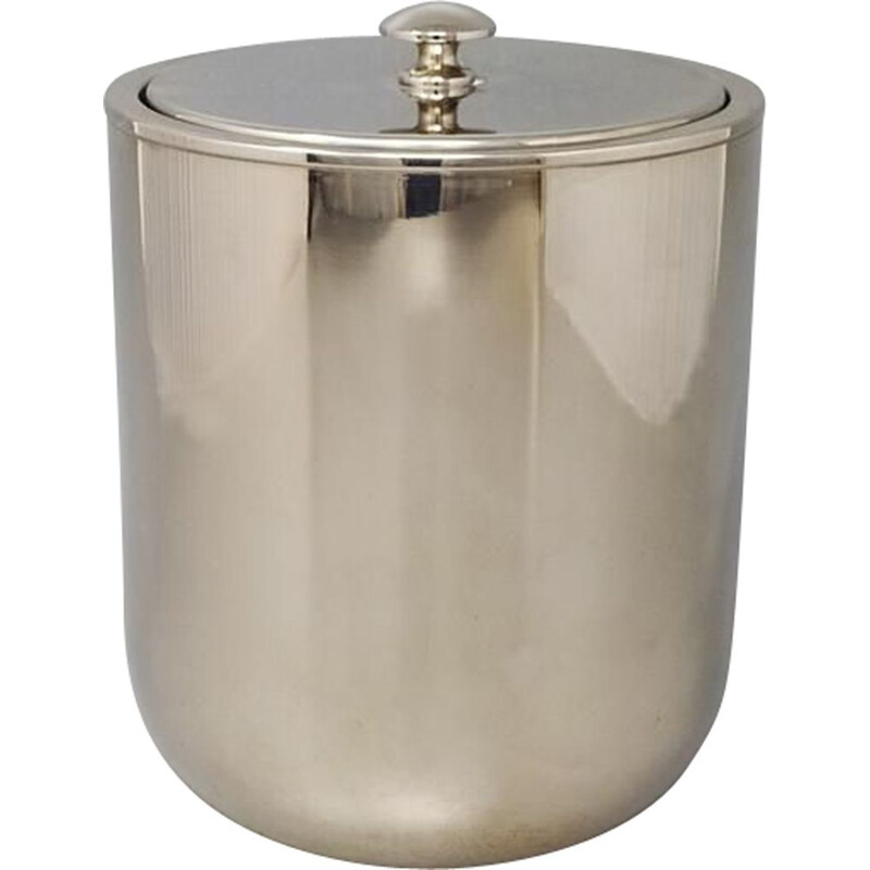 Vintage ice bucket by Aldo Tura for Macabo Italy 1960s