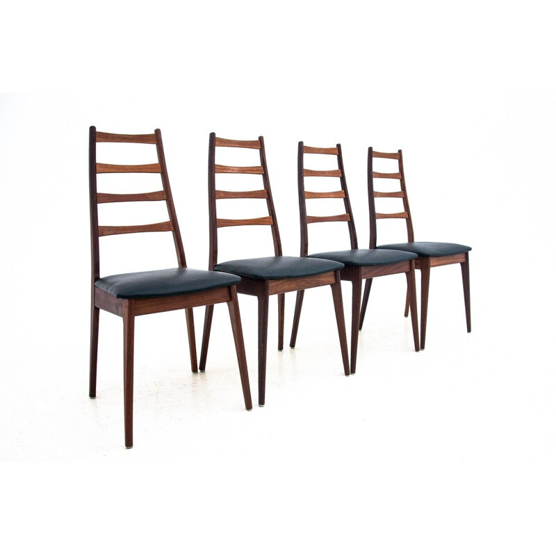 Vintage chair set Denmark 1960s