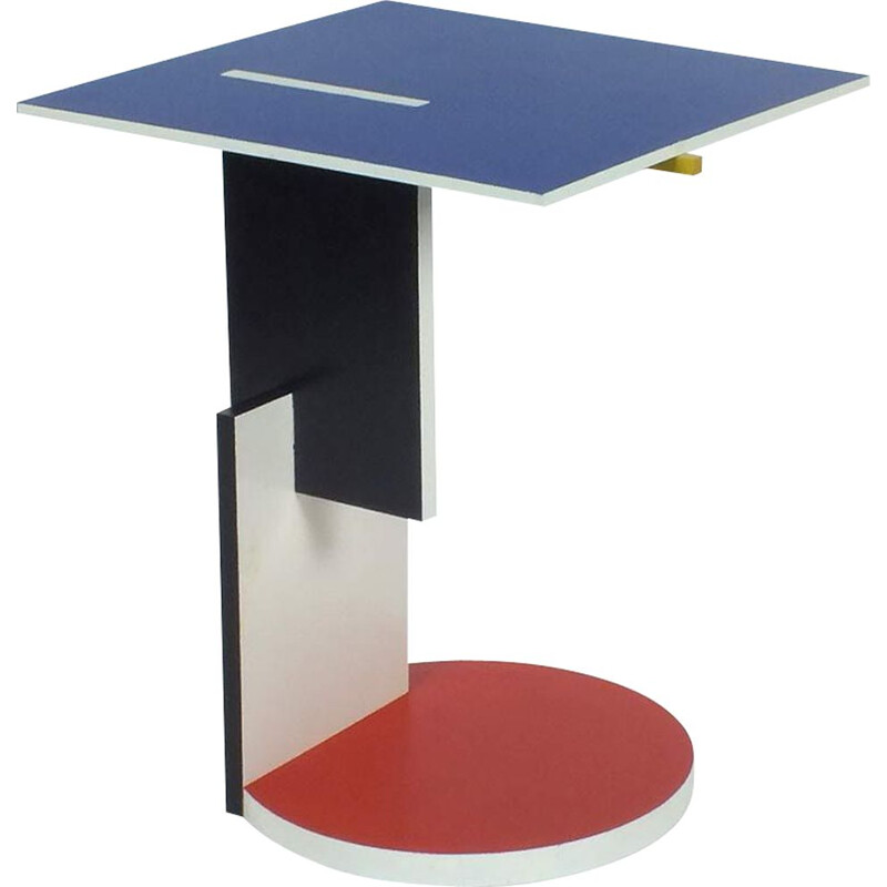 Vintage De Stijl side table by Gerrit Rietveld for Schröder 1923s