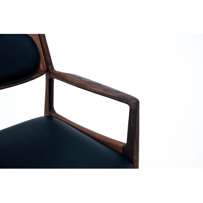 Vintage rosewood office chair Denmark 1960s