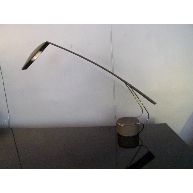 Italianaluce "Dove" table lamp in metal, Marco COLOMBO & Mario BARBAGLIA - 1980s