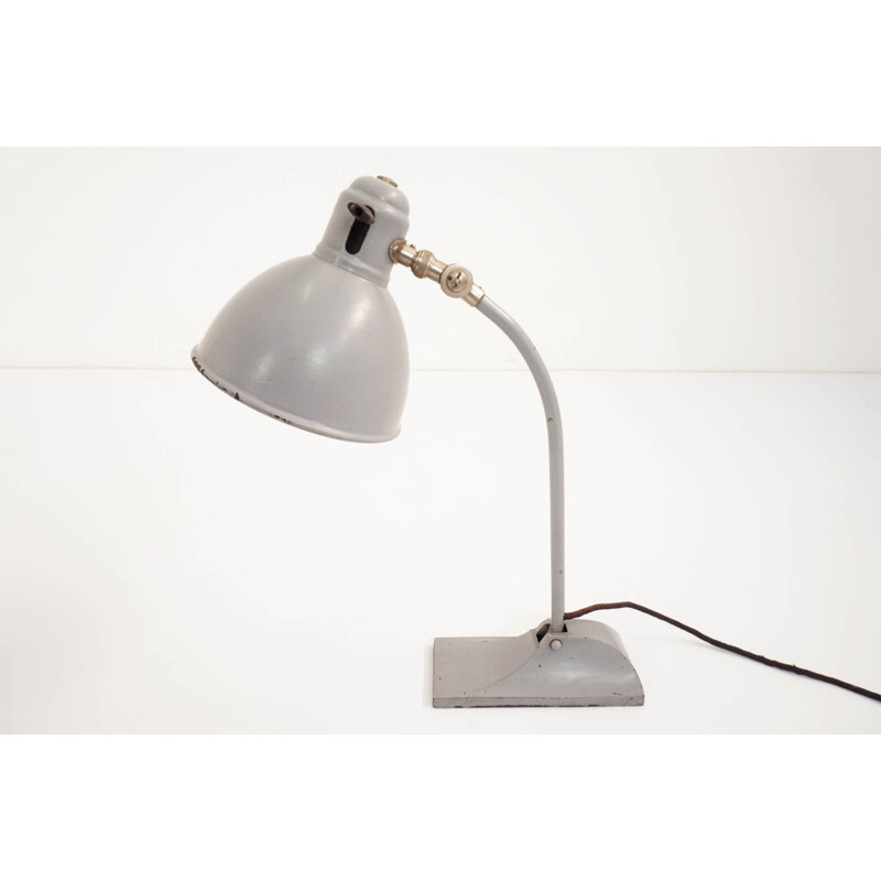 Lampe de bureau vintage Bauhaus réglable par Christian Dell  Allemagne 1930