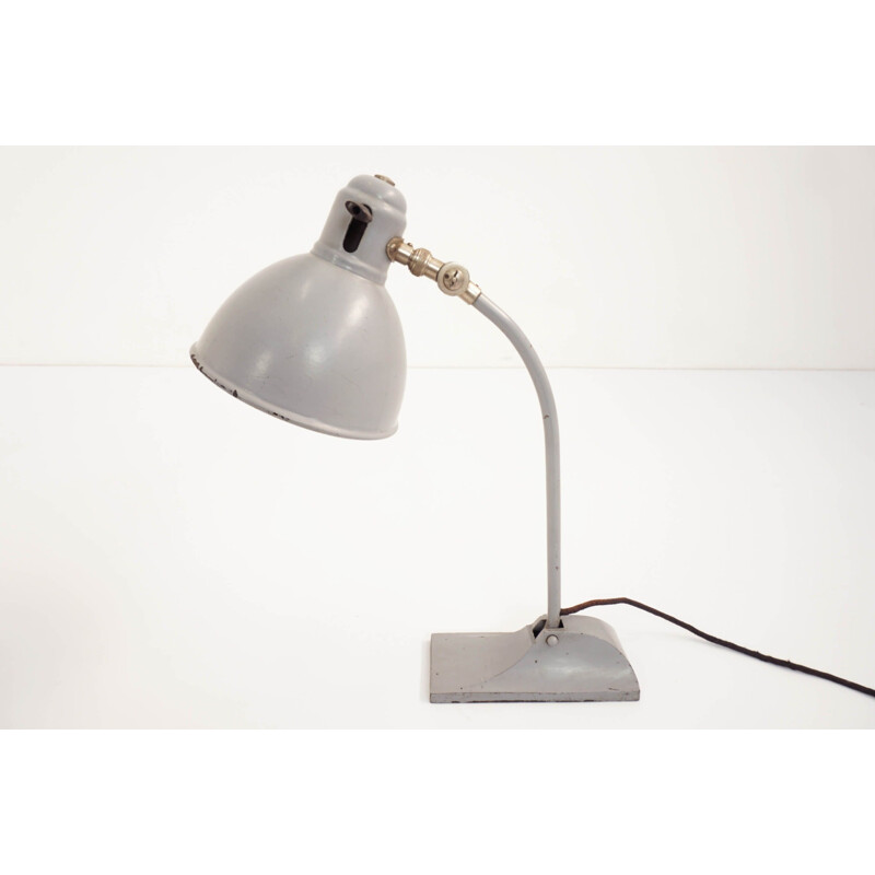 Vintage Bauhaus adjustable desk lamp by Christian Dell Germany 1930s