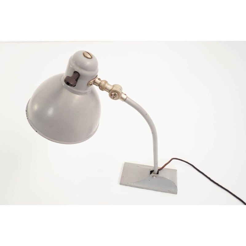 Vintage Bauhaus adjustable desk lamp by Christian Dell Germany 1930s