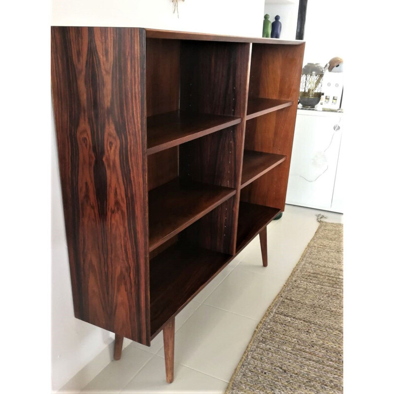 Vintage rosewood bookcase by Brouer Møbelfabrik, Denmark 1970