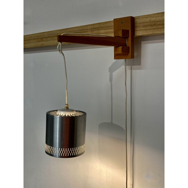 Vintage Scandinavian modular wall lamp 1950