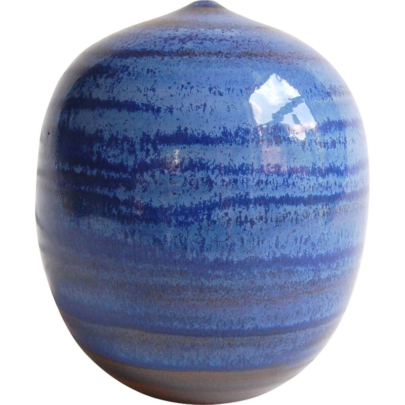 Vintage ceramic soliflore vase Antonio Lampecco 