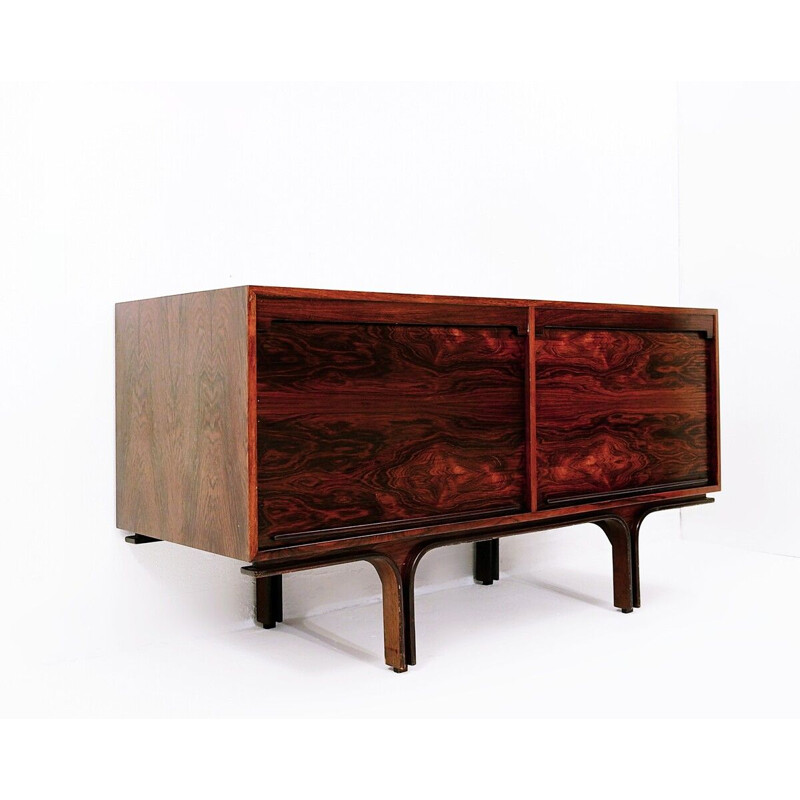 Vintage sideboard in rosewood by Gianfranco Frattini