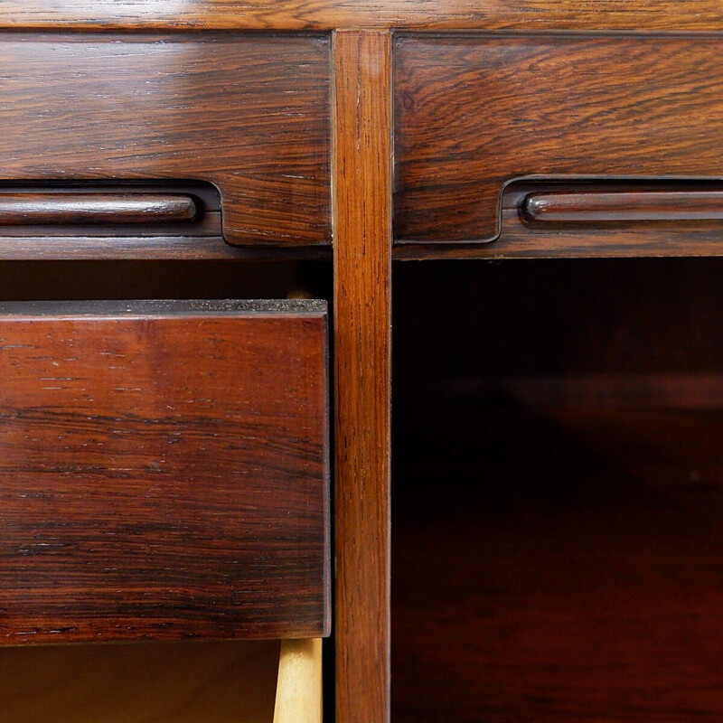 Vintage sideboard in rosewood by Gianfranco Frattini