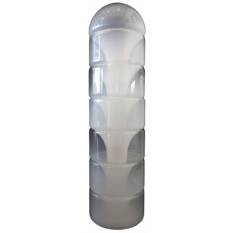 Lampadaire Sfumato vintage en verre de Murano modèle LT316 de Carlo Nason pour Mazzega
