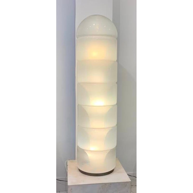 Vintage Sfumato floor lamp in Murano glass model LT316 by Carlo Nason for Mazzega