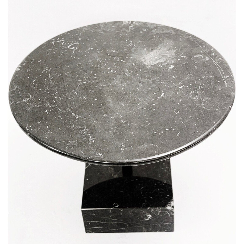 Vintage Primavera side table in black marble by Ettore Sottsass for Ultima Edizione