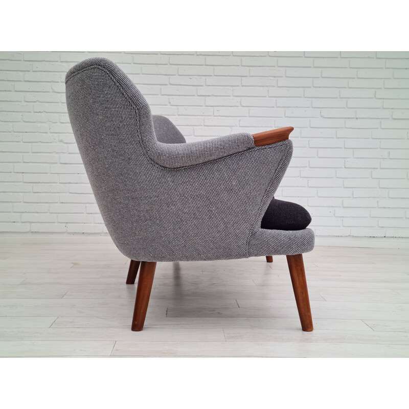 Vintage banana sofa by Kurt Olsen Denmark 1960s