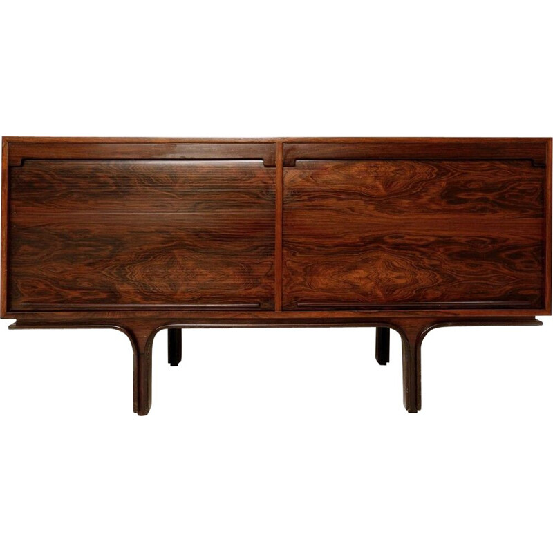 Vintage sideboard in rosewood by Gianfranco Frattini