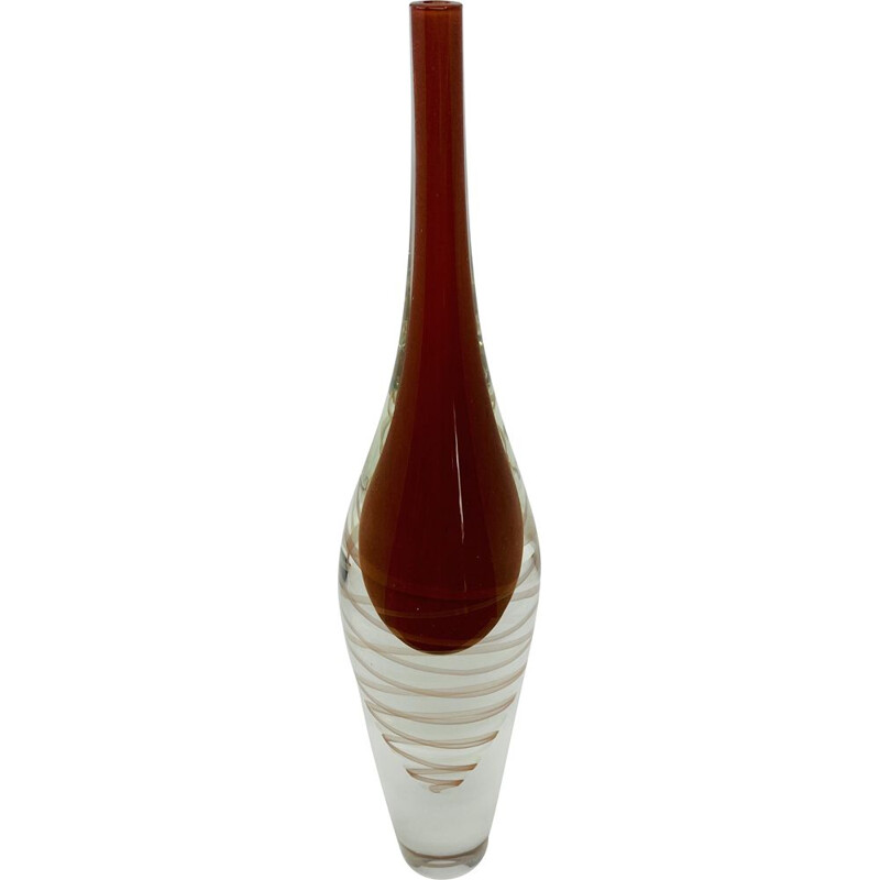 Vintage-Vase aus Muranoglas von Seguso Vetri d'Arte 1960