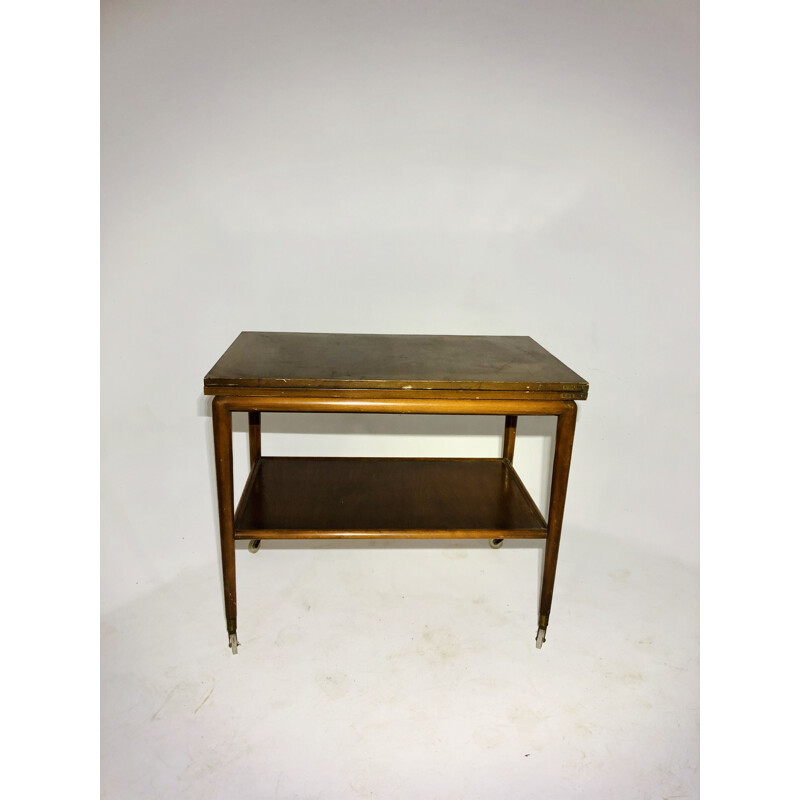 Table vintage en bois extensible 
