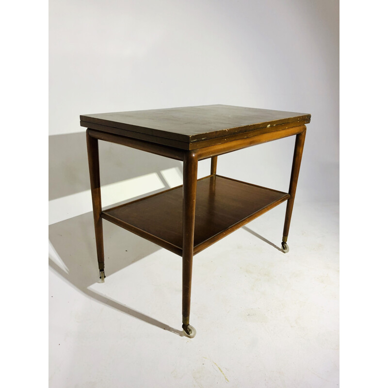 Table vintage en bois extensible 